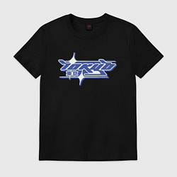 Футболка хлопковая мужская Токио y2k, цвет: черный