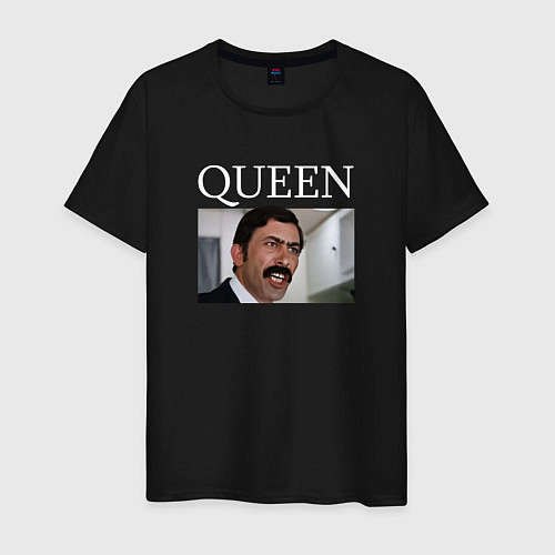 Мужская футболка Queen - Mimino мем / Черный – фото 1