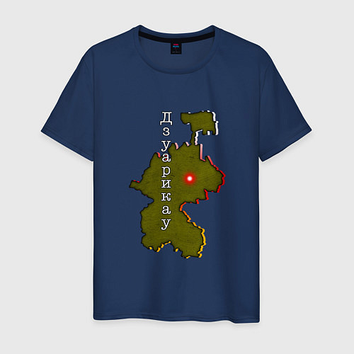 Мужская футболка Осетия Зуарикау / Тёмно-синий – фото 1