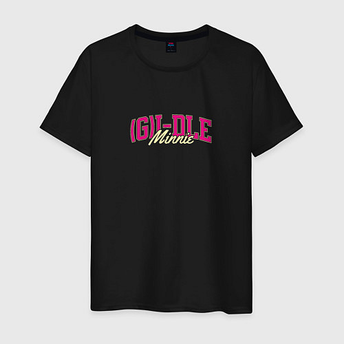 Мужская футболка Minnie k-girls / Черный – фото 1