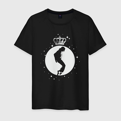 Мужская футболка Майкл Джексон король / Черный – фото 1