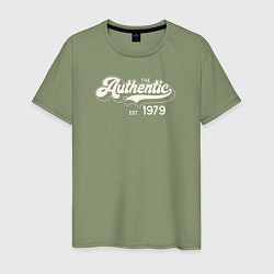 Футболка хлопковая мужская Authentic 1979, цвет: авокадо