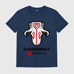 Футболка хлопковая мужская Juggernaut Dota 2, цвет: тёмно-синий