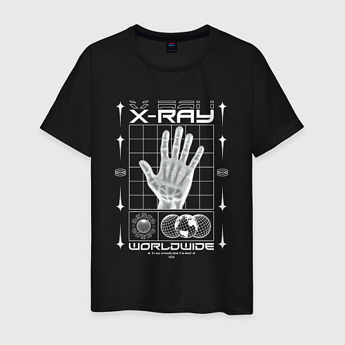 Мужская футболка X-ray streetwear / Черный – фото 1