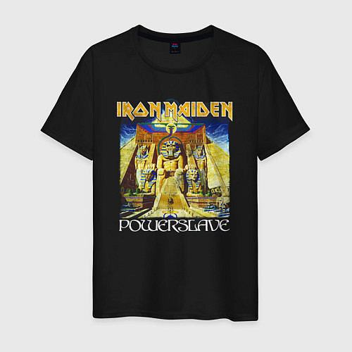 Мужская футболка Iron Maiden Powerslave / Черный – фото 1