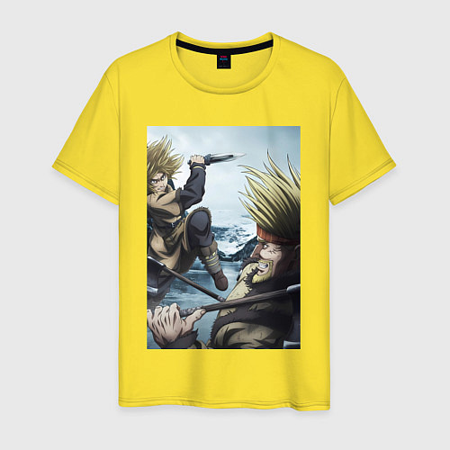 Мужская футболка Сага о Винланде Торфинн Торкель / Желтый – фото 1