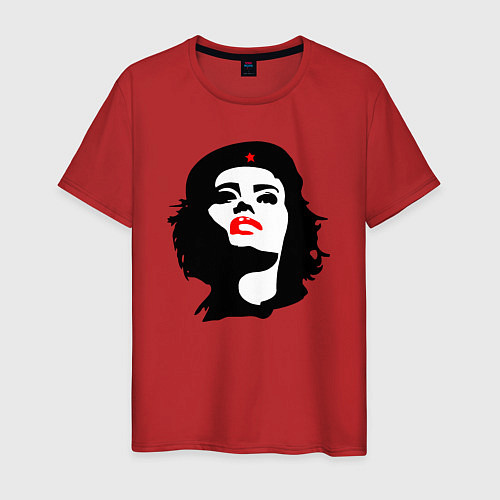 Мужская футболка Revolution girl / Красный – фото 1