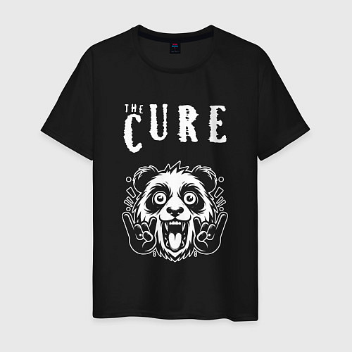 Мужская футболка The Cure rock panda / Черный – фото 1