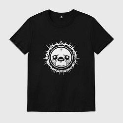 Футболка хлопковая мужская Исаак и терновый венец, цвет: черный