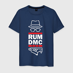 Футболка хлопковая мужская Rum DMC, цвет: тёмно-синий