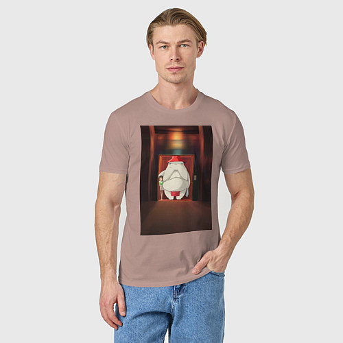 Мужская футболка Тихиро Огино Осира сама / Пыльно-розовый – фото 3