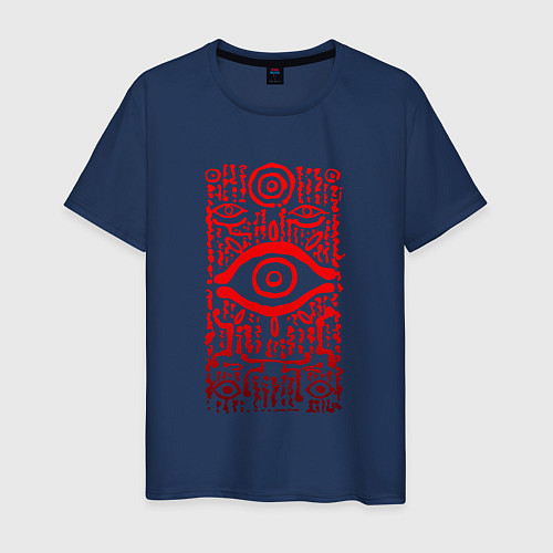 Мужская футболка Мононокэ / Тёмно-синий – фото 1