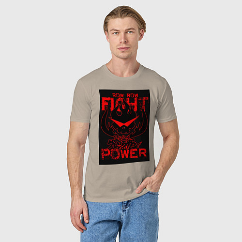 Мужская футболка Камина Гуррен Дан / Миндальный – фото 3