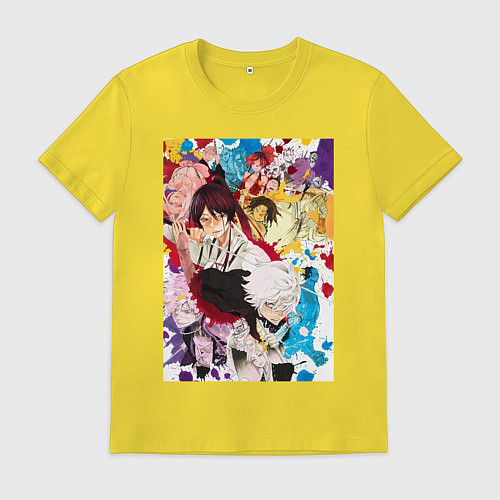 Мужская футболка Адский рай Габимару Синоби / Желтый – фото 1