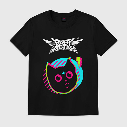 Мужская футболка Babymetal rock star cat / Черный – фото 1