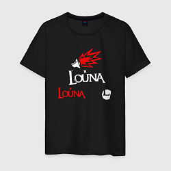 Футболка хлопковая мужская Louna Louna, цвет: черный