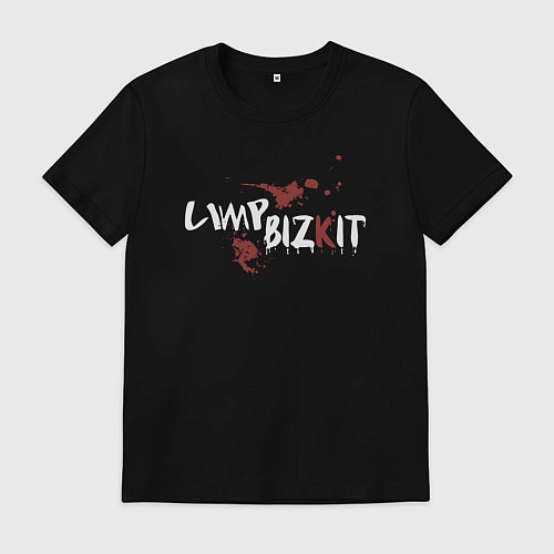 Мужская футболка Limp Bizkit style / Черный – фото 1