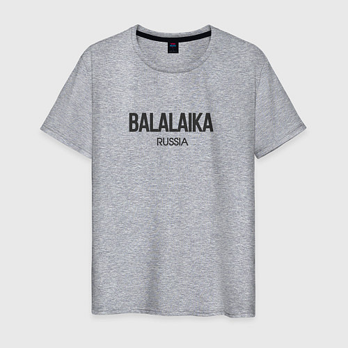 Мужская футболка Balalaika / Меланж – фото 1