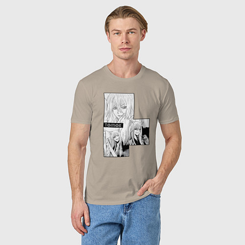 Мужская футболка Очень приятно Бог Томоэ / Миндальный – фото 3