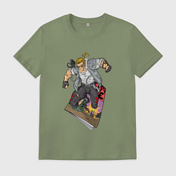 Футболка хлопковая мужская Comixdude, цвет: авокадо