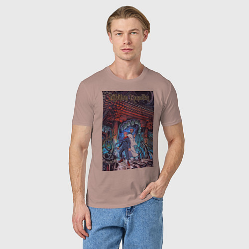 Мужская футболка Магическая битва Юдзи Итадори Сукуна Рёмэн / Пыльно-розовый – фото 3