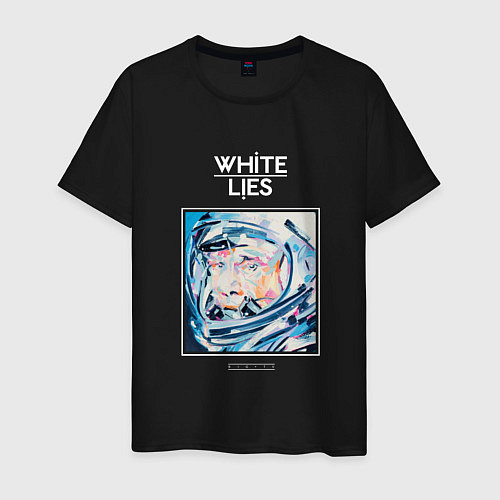 Мужская футболка White Lies - Big TV new merch / Черный – фото 1