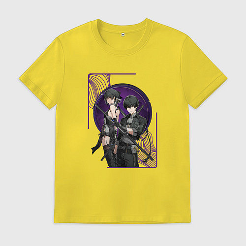 Мужская футболка Wuthering Waves Rovers / Желтый – фото 1