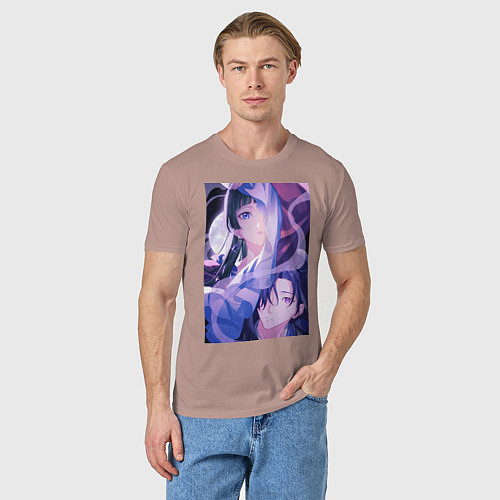 Мужская футболка Монолог фармацевта Маомао сыщик / Пыльно-розовый – фото 3