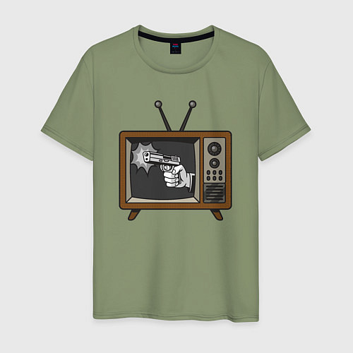 Мужская футболка TV shot / Авокадо – фото 1