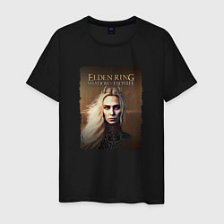 Футболка хлопковая мужская Elden ring - Shadow of the erdtree, цвет: черный