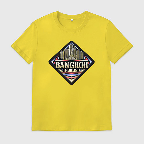 Мужская футболка Таиланд Бангкок / Желтый – фото 1