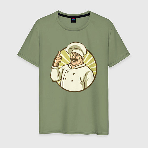 Мужская футболка Крутой повар / Авокадо – фото 1