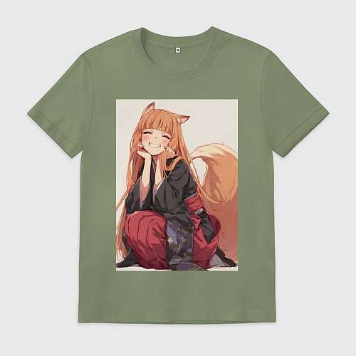 Мужская футболка Волчица и пряности Холо торговец / Авокадо – фото 1