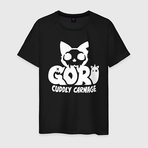 Мужская футболка Goro cuddly carnage logo / Черный – фото 1