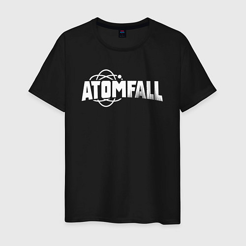 Мужская футболка Atomfall logo / Черный – фото 1