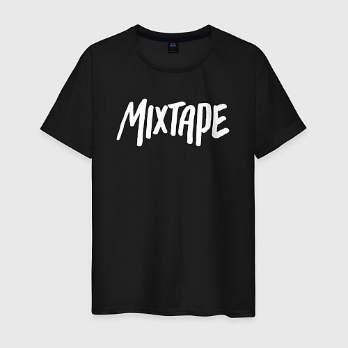 Мужская футболка Mixtape logo / Черный – фото 1