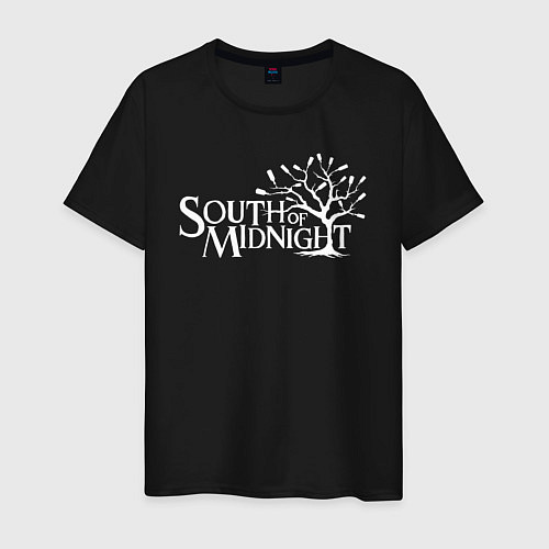 Мужская футболка South of midnight logo / Черный – фото 1