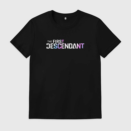 Мужская футболка The First Descendant - Logo / Черный – фото 1