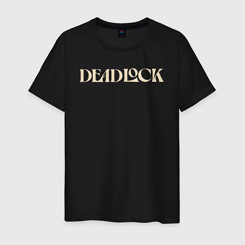 Мужская футболка Deadlock logotype / Черный – фото 1