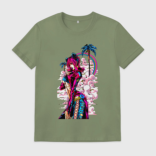 Мужская футболка ДжоДжо Джолин Куджо / Авокадо – фото 1