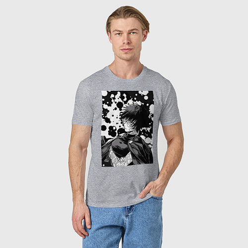 Мужская футболка Магическая битва Маки Дзэнин манга / Меланж – фото 3