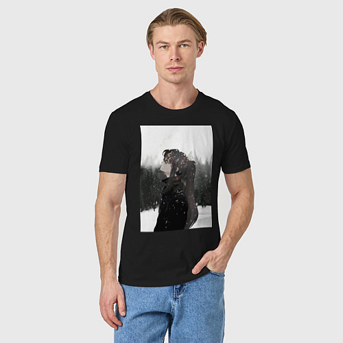 Мужская футболка Башня Бога Баам / Черный – фото 3