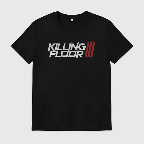 Мужская футболка Killing floor 3 logo / Черный – фото 1