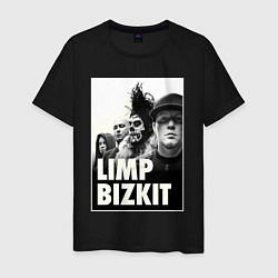 Футболка хлопковая мужская Limp Bizkit all, цвет: черный