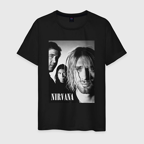 Мужская футболка Nirvana rock band black / Черный – фото 1