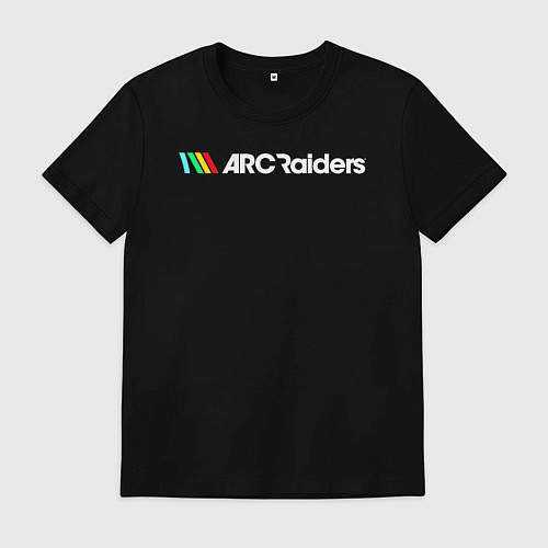 Мужская футболка Arc raiders logotype / Черный – фото 1
