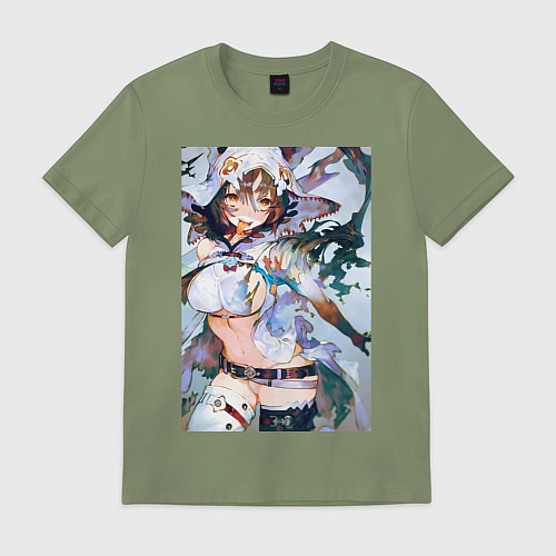 Мужская футболка Девушка секси / Авокадо – фото 1