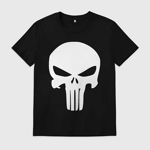 Мужская футболка Punisher logo / Черный – фото 1