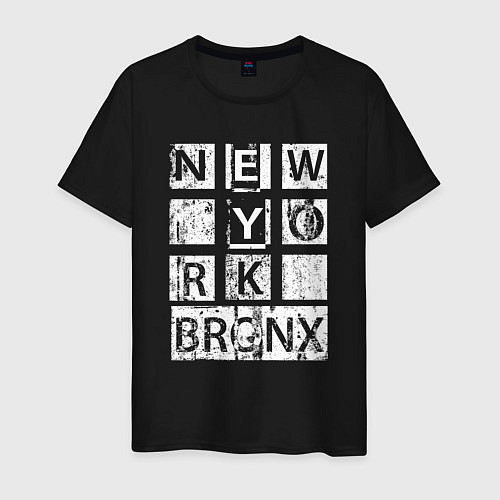 Мужская футболка New York Bronx / Черный – фото 1