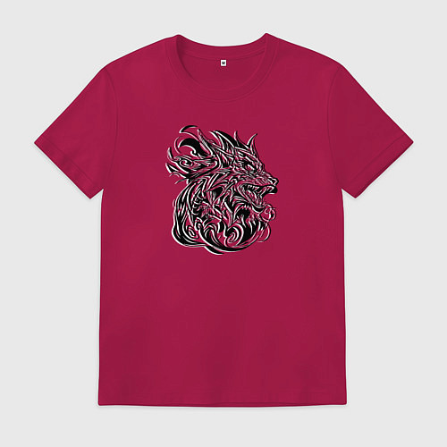 Мужская футболка Гиперзверь / Маджента – фото 1